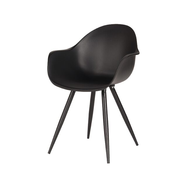 Eetkamerstoel Luca 8211 Zwart 8211 Kunststof Minimale Bestelling 2 Stuks