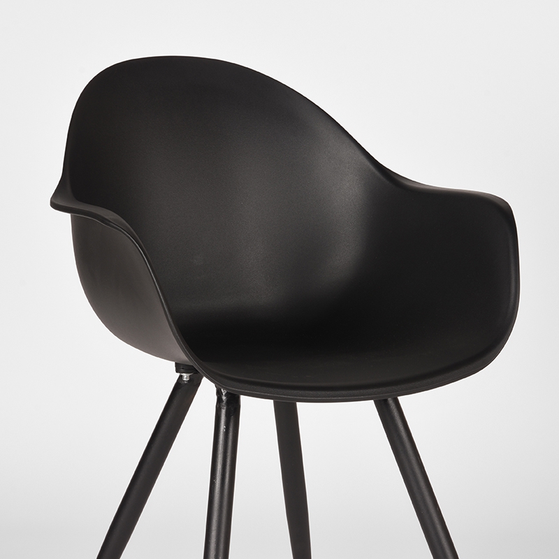Eetkamerstoel Luca 8211 Zwart 8211 Kunststof Minimale Bestelling 2 Stuks