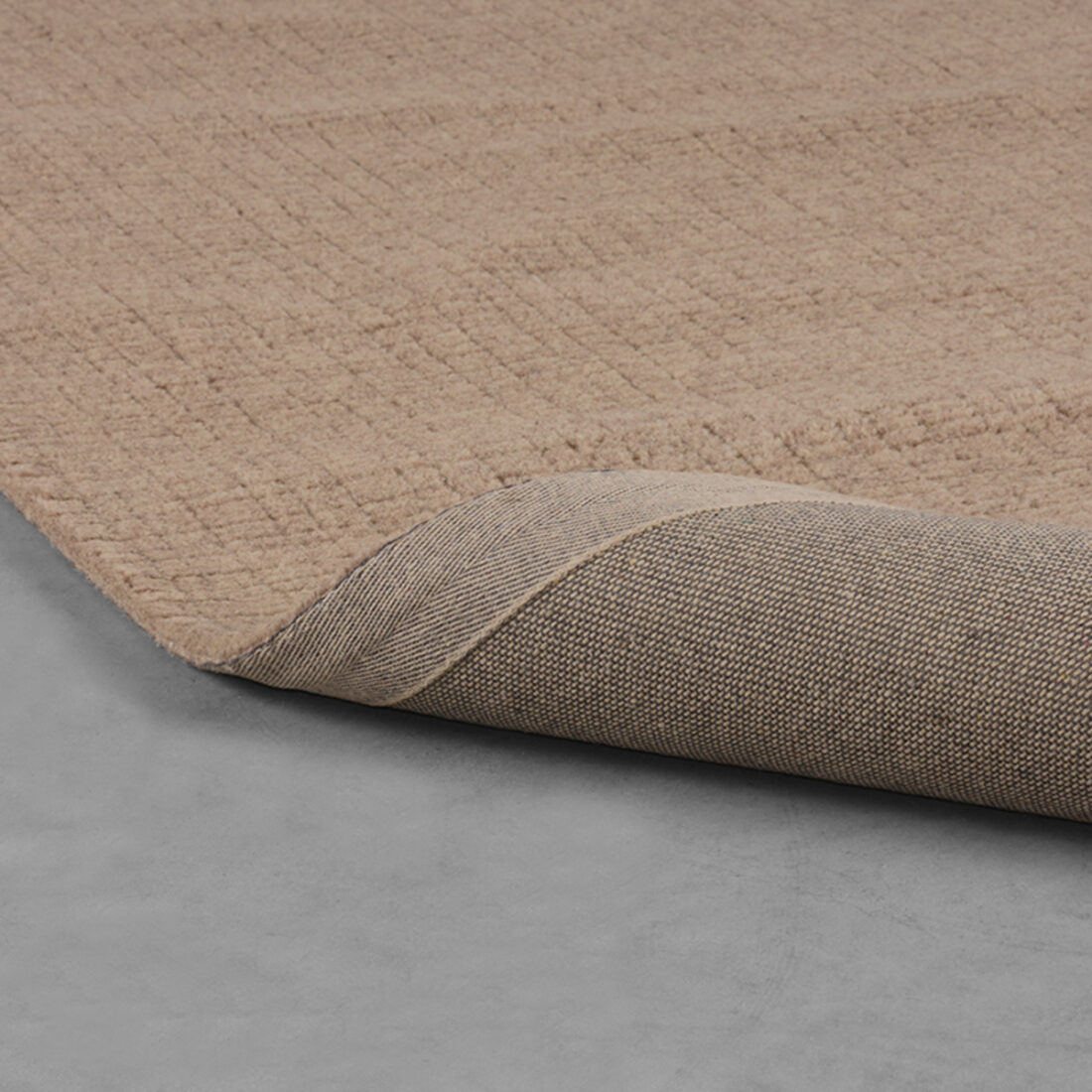 Vloerkleed Wolly 8211 Taupe 8211 Wol 8211 160 215 230 Cm
