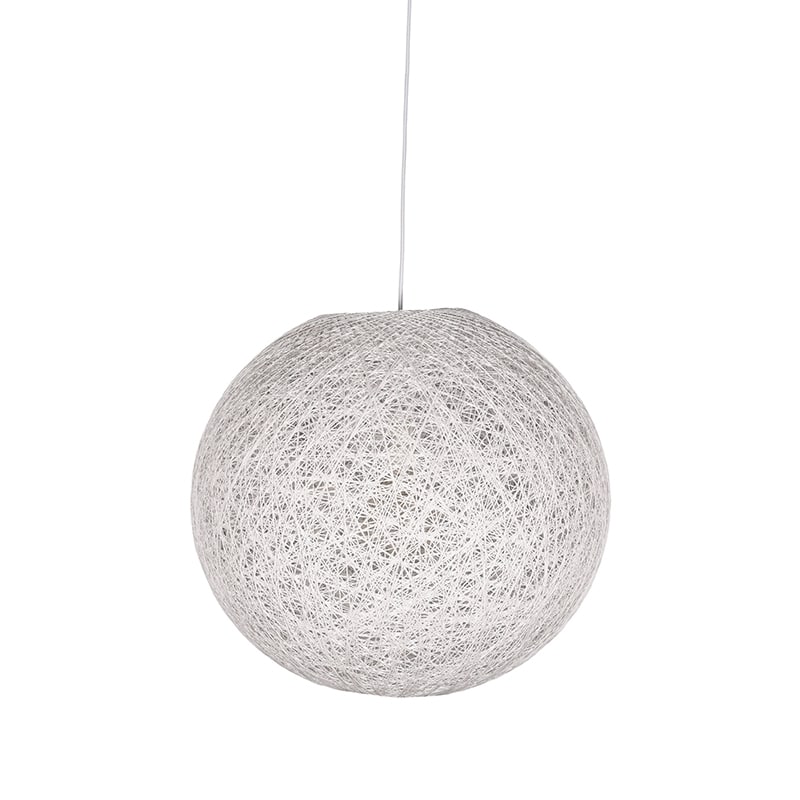 Label51 Hanglamp Twist 8211 Wit 8211 Vlas 8211 M