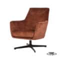 Fauteuil Toby - Rust - Velours