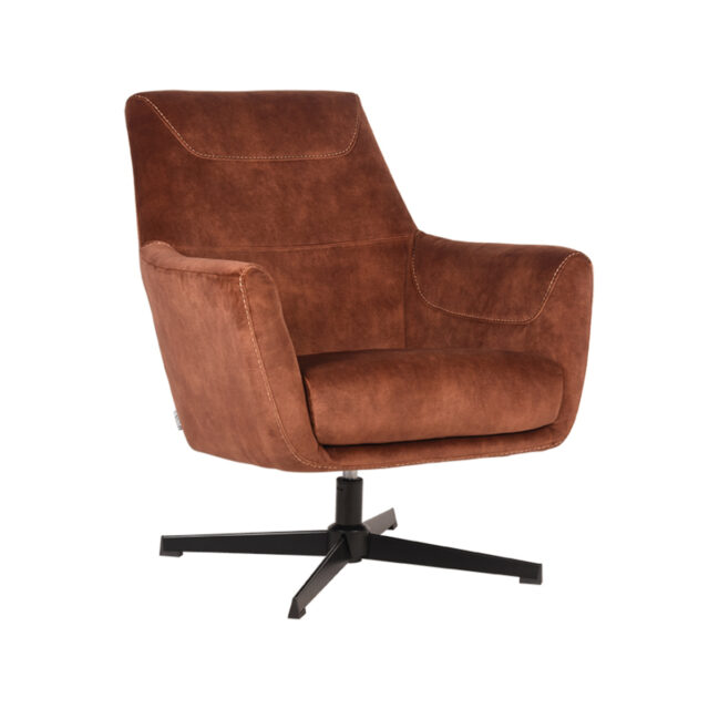 Fauteuil Toby 8211 Rust 8211 Velours