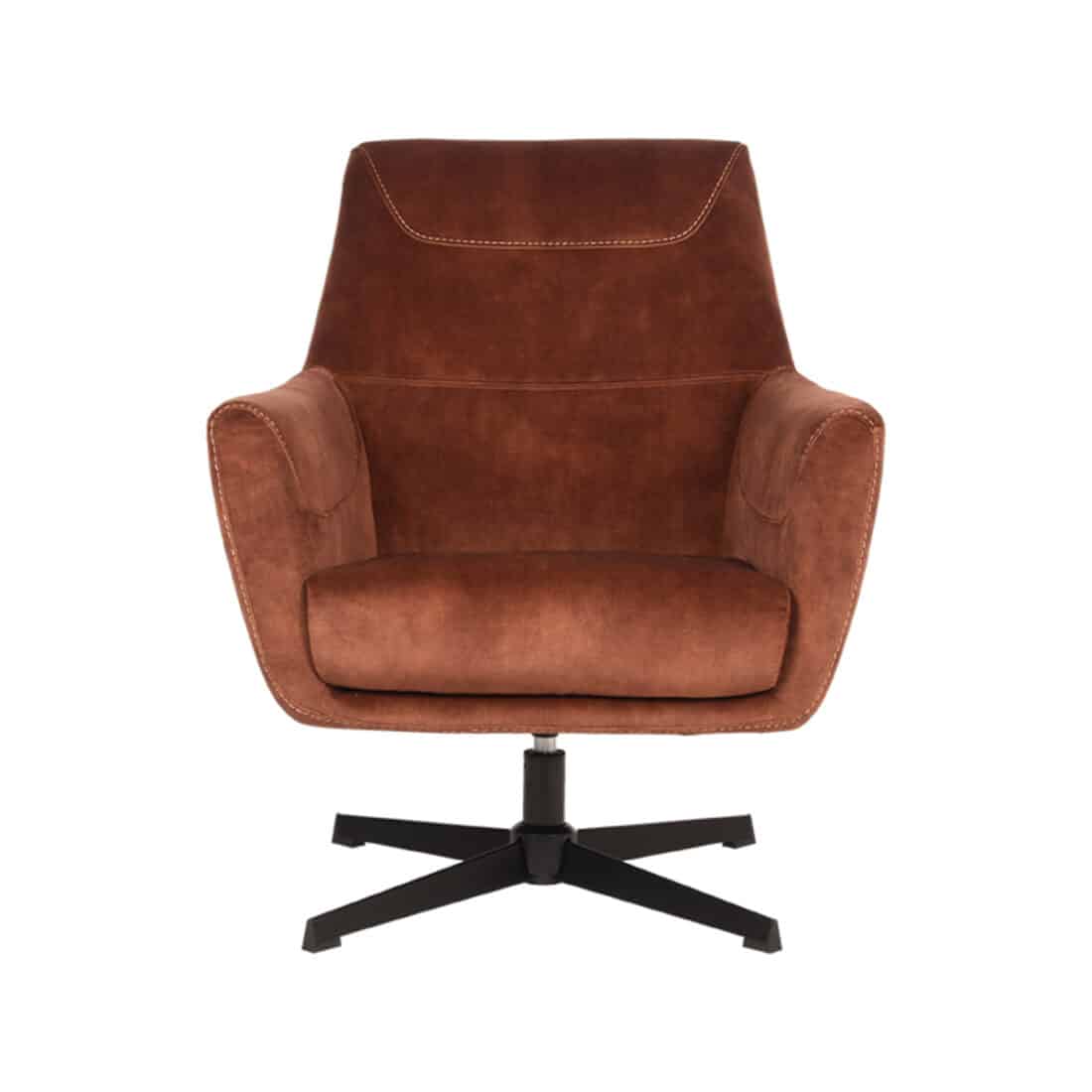 Fauteuil Toby 8211 Rust 8211 Velours