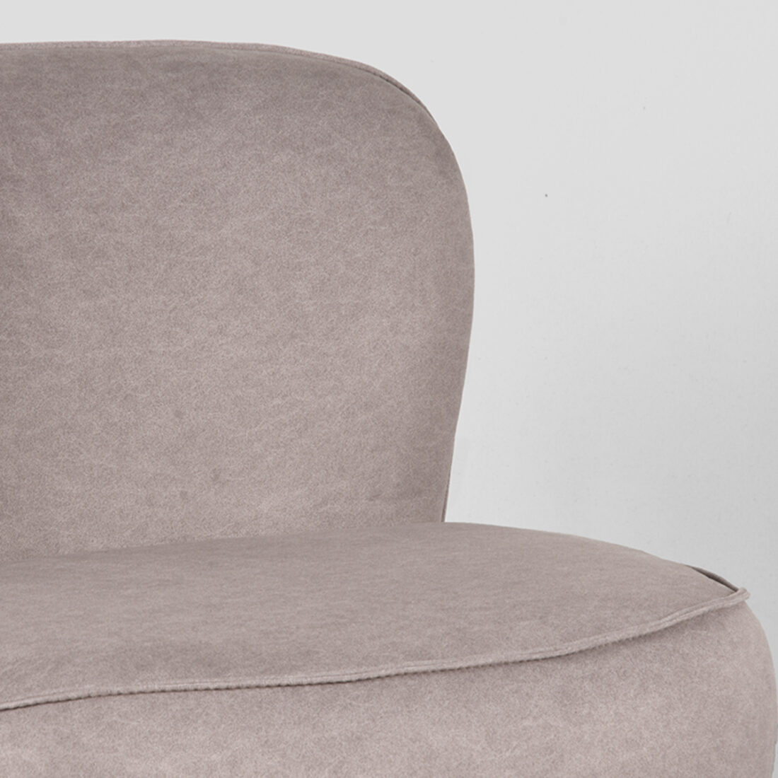 Fauteuil Bunny 8211 Taupe 8211 Microfiber