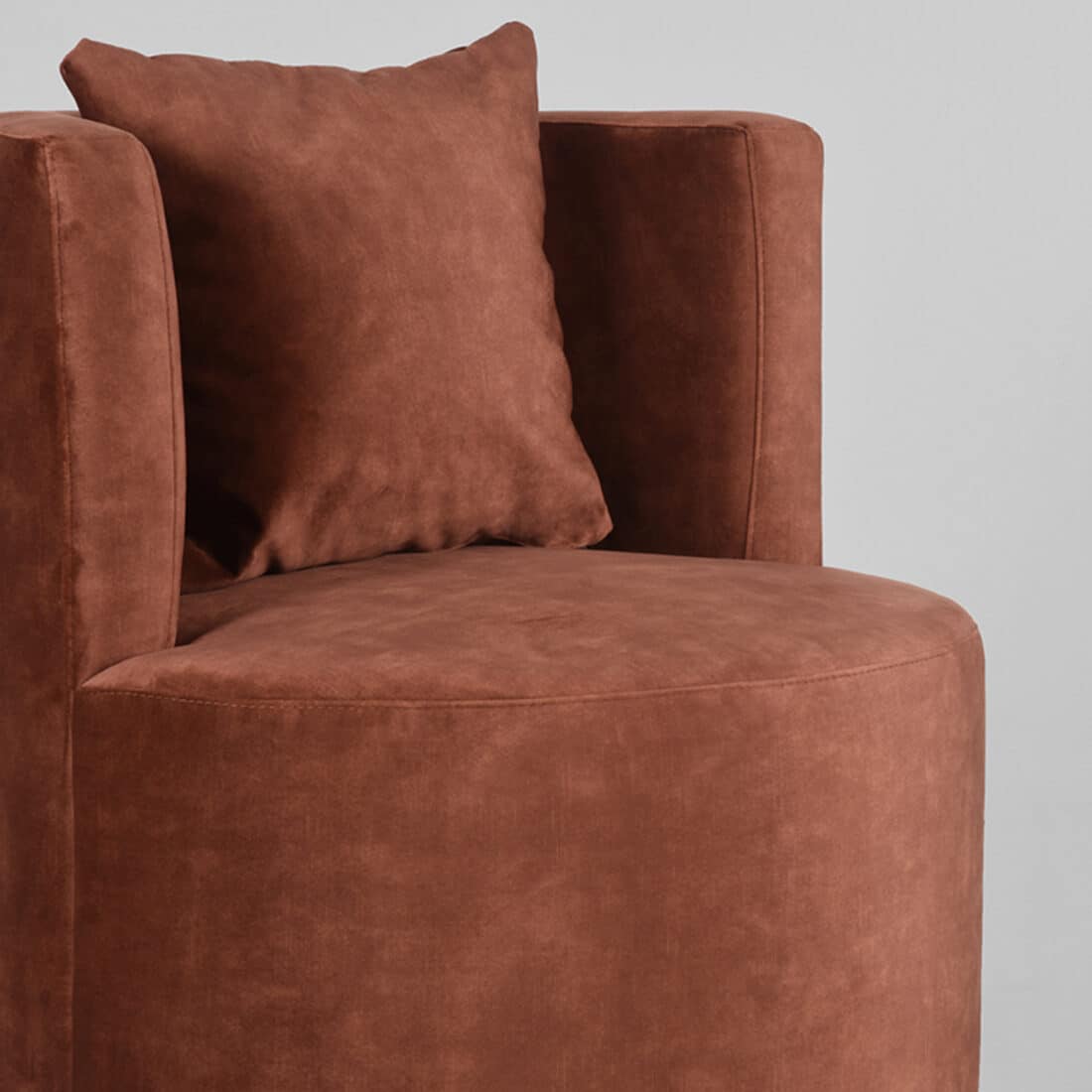 Fauteuil Evy 8211 Rust 8211 Velours