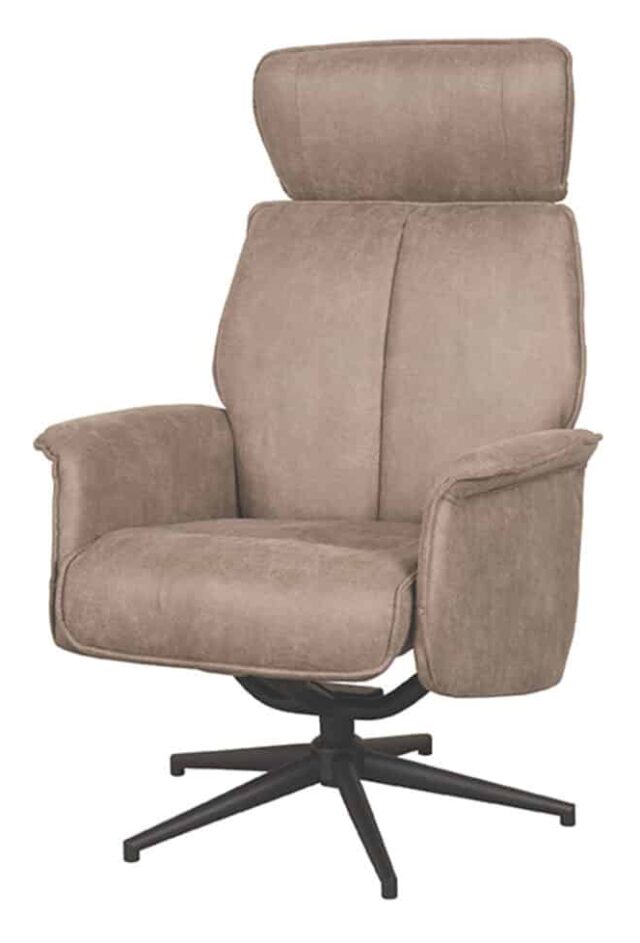 Relaxfauteuil Verdal 8211 Stof Microsuede Taupe