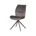Eetkamerstoel Comfy - Stof antraciet Cosmo (bestelling per 2 stuks)