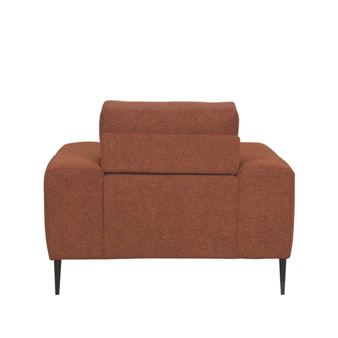 1 Zitsbank Ferraro 8211 Stof Rust 8211 112x88x85 Cm