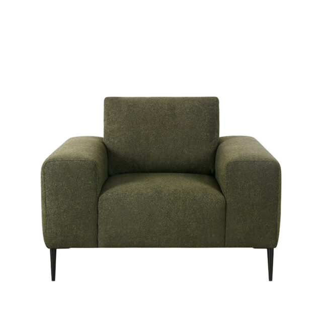 1 Zitsbank Ferraro 8211 Stof Hunter Boucle 8211 112x88x85 Cm