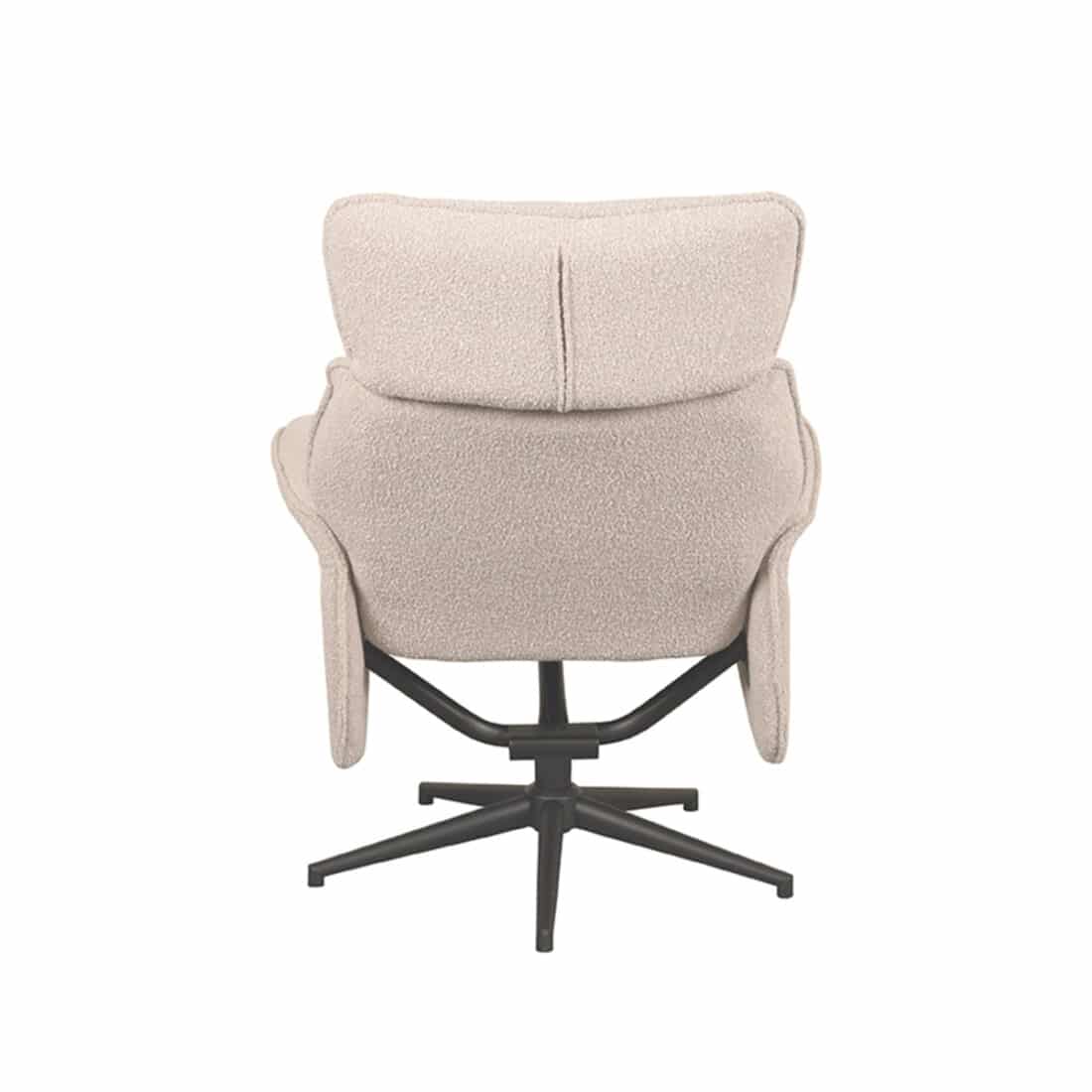 Relaxfauteuil Verdal 8211 Stof Naturel Boucle 8211 Verstelbaar Relaxfauteuil Verdal 8211 Stof Naturel Boucle 8211 Verstelbaar