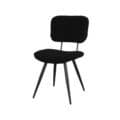 Eetkamerstoel Ted - Zwart Teddy (minimale bestelling 2 stuks)