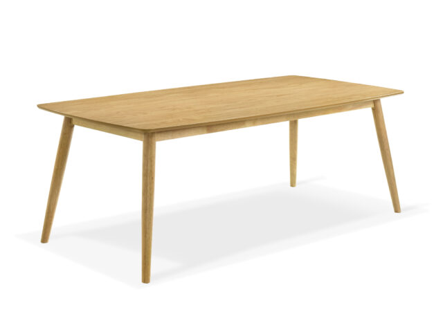 Eetkamertafel Flora 8211 190x100cm 8211 Deens Ovaal Eiken Naturel