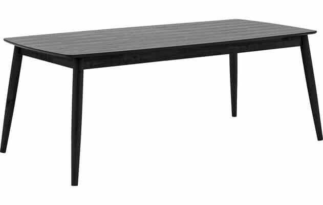 Eetkamertafel Flora 8211 210 215 100 Cm 8211 Deens Ovaal 8211 Zwart Eiken