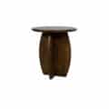 Bijzettafel Belly - Ø50 - H55 - Mangohout Walnut