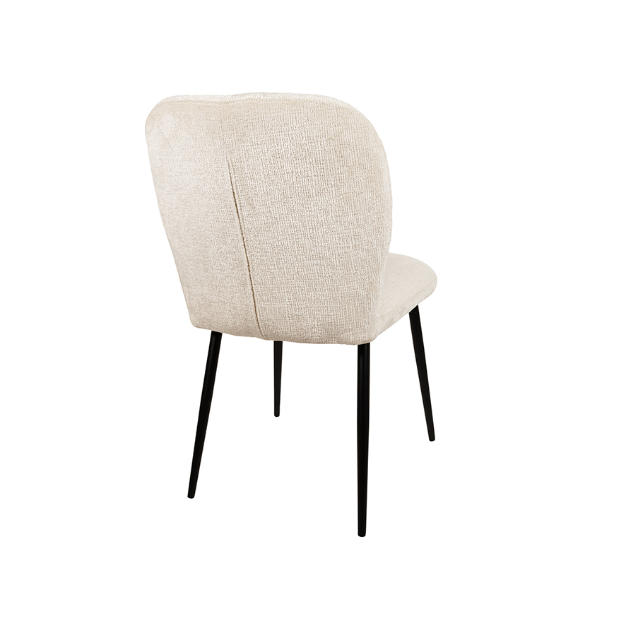 Eetkamerstoel Bobby 8211 Zonder Arm 8211 Perfect Harmony 8211 Ivory 02 Minimale Bestelling 2 Stuks