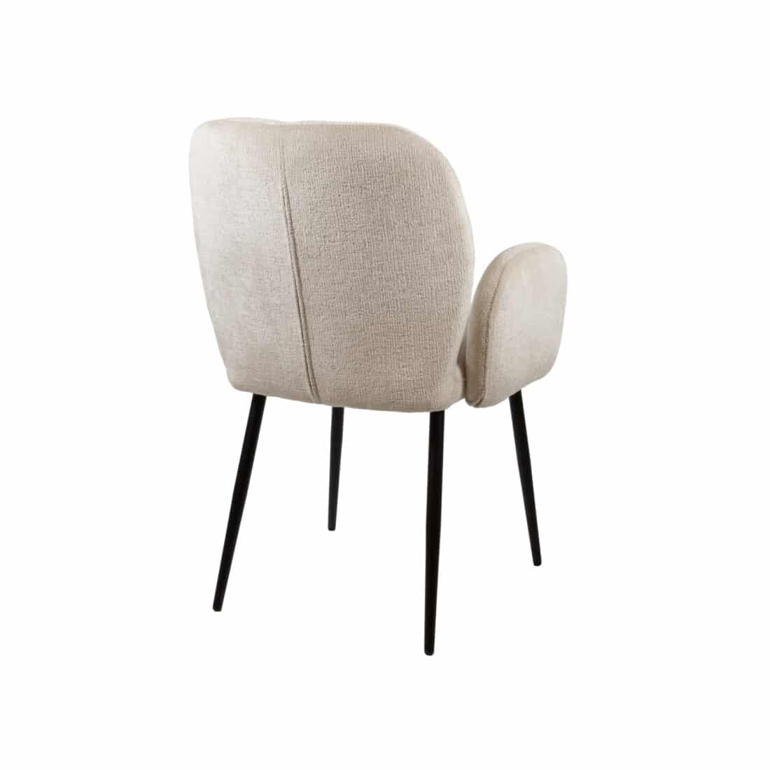Eetkamerstoel Bobby 8211 Met Arm 8211 Perfect Harmony 8211 Ivory 02 Minimale Bestelling 2 Stuks