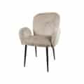 Eetkamerstoel Bobby - met arm - Perfect Harmony - Liver 04 (minimale bestelling 2 stuks)