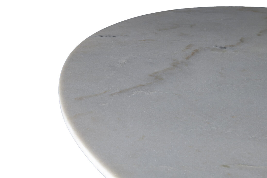 Eetkamertafel Marble Oval Spider White 180cm