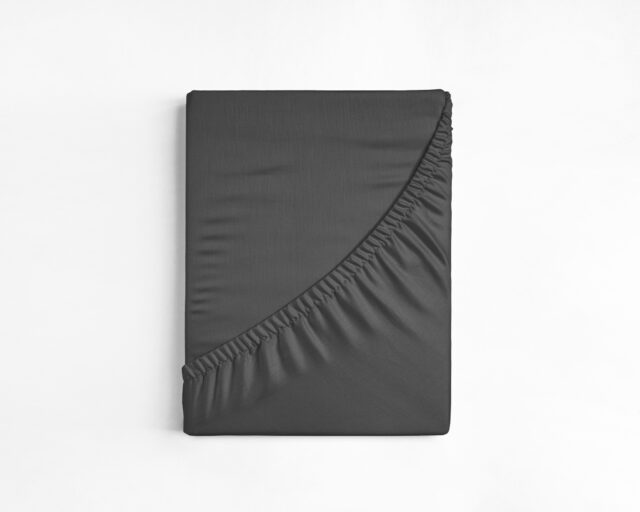 Katoenen Topper Hoeslaken Antraciet 140 X 200