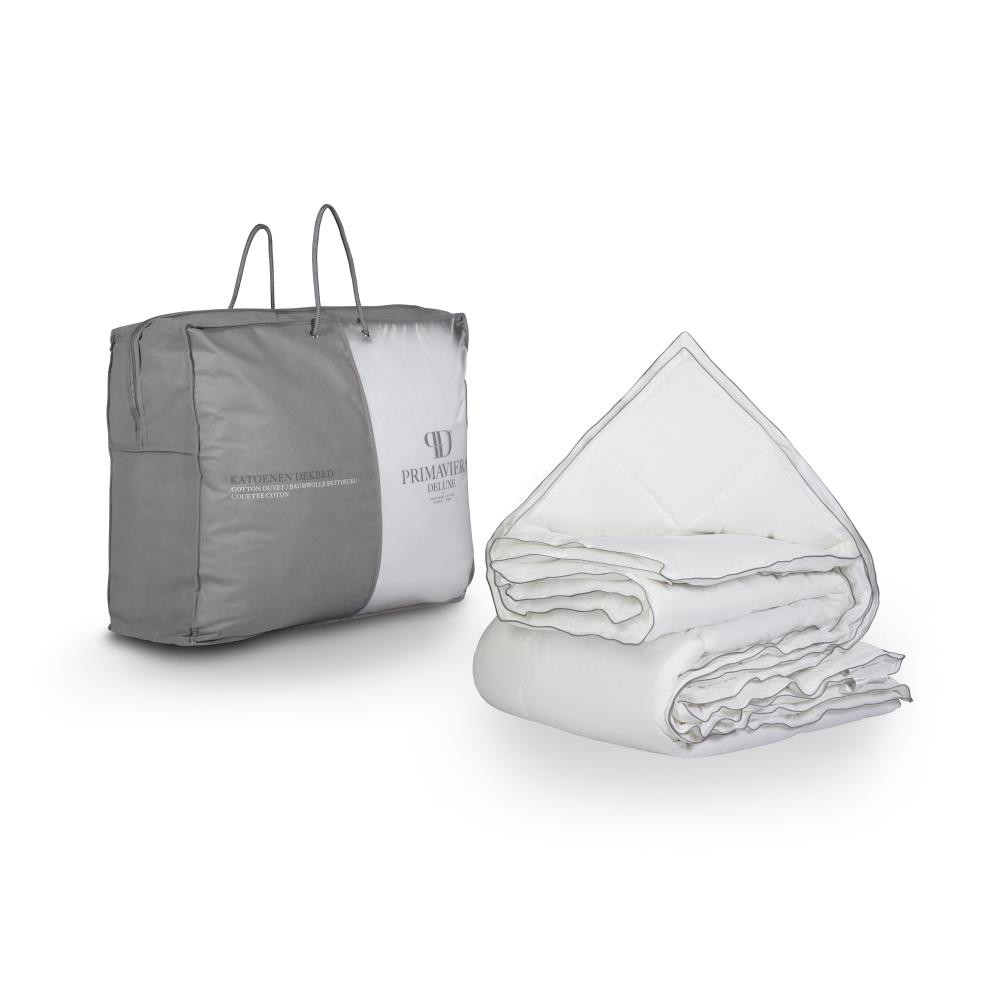 Percale Katoen Touch 4 Seizoenen Dekbed Wit 8211 140x200