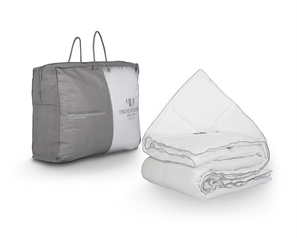 Percale Katoen Touch Enkel Dekbed Wit 8211 200x200
