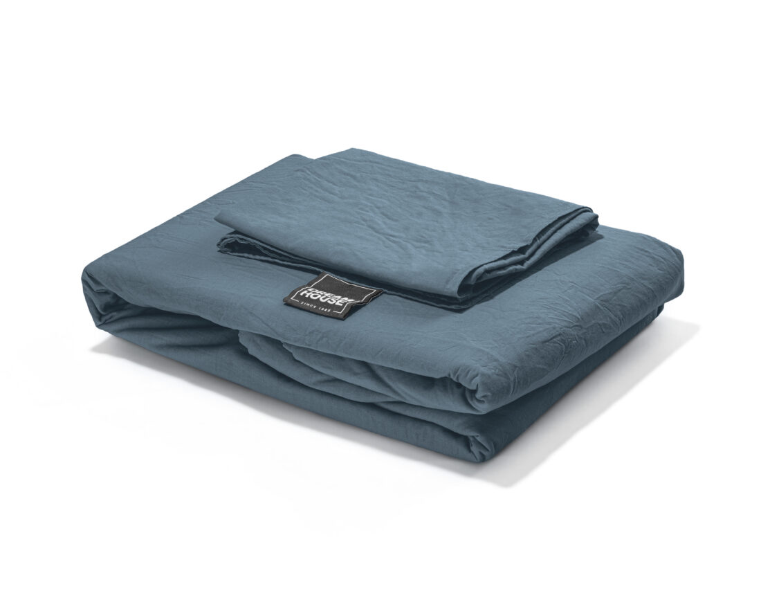 Stone Washed Blauw 140 X 220