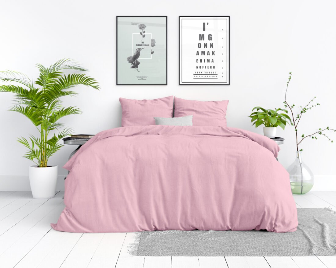 Stone Washed Roze 140 X 220