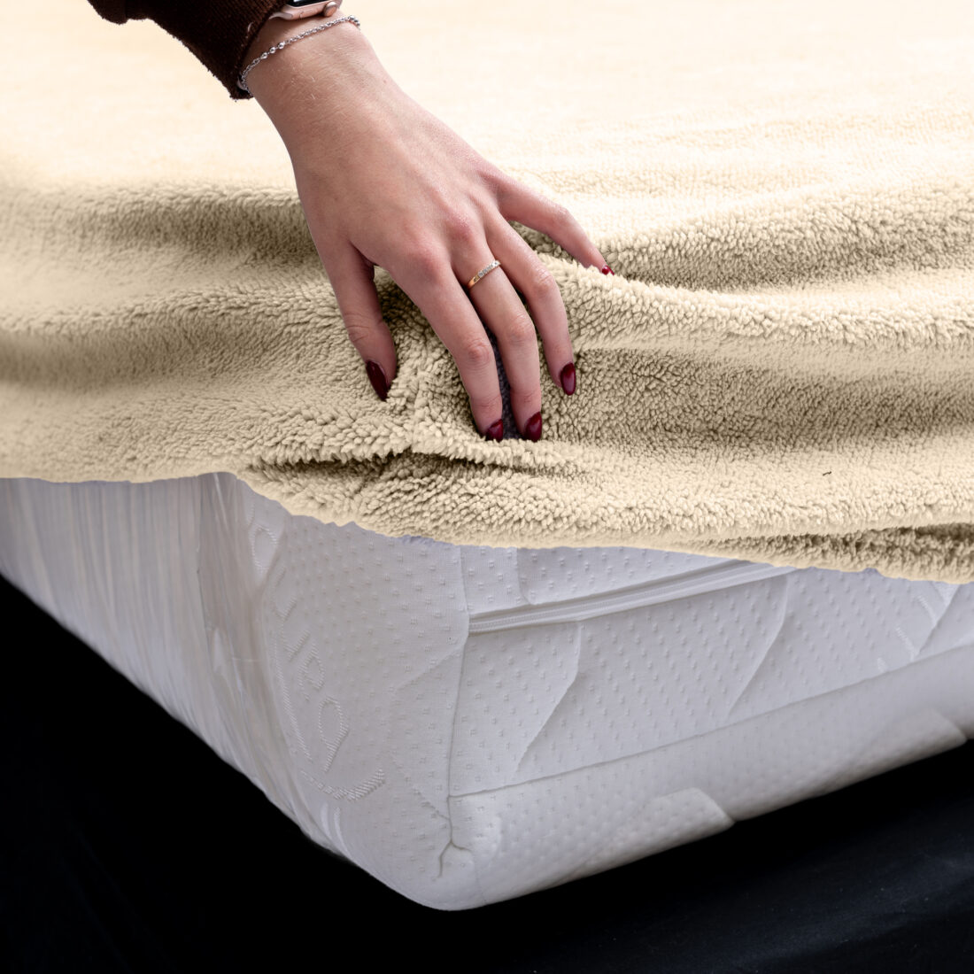 Teddy Hoeslaken Taupe 90 X 200