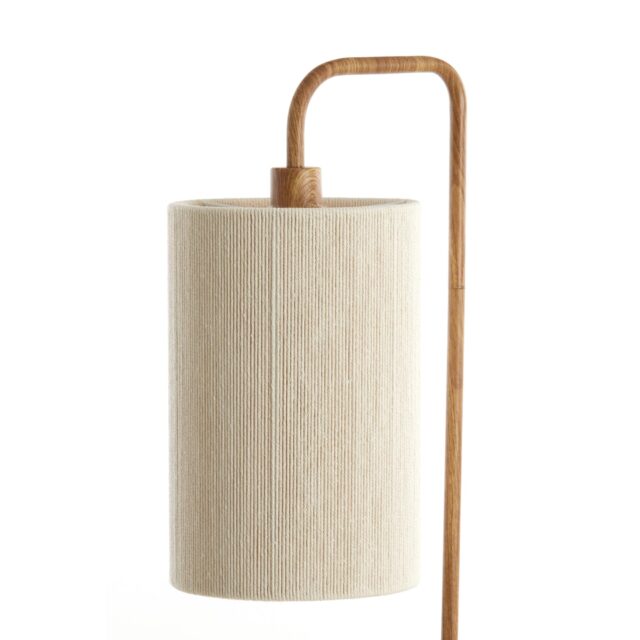 Vloerlamp Donio 8211 Naturel Crme 8211 33 5x28x155cm