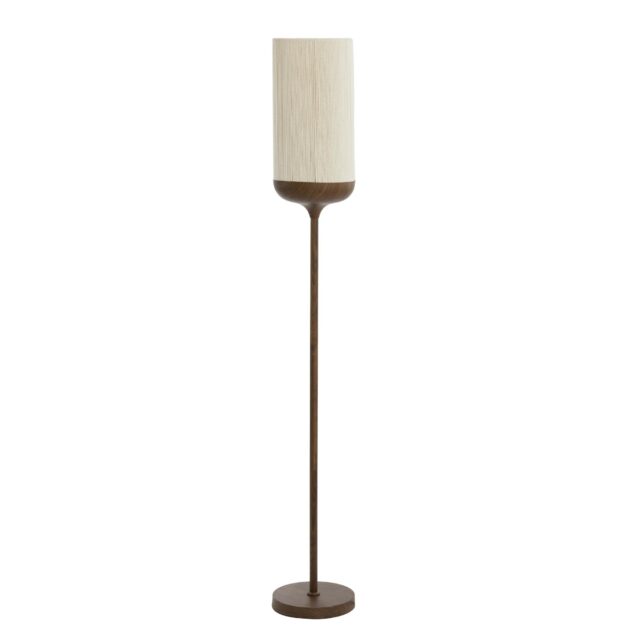 Vloerlamp Dania 8211 Crme Bruin 8211 23x159cm