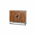 Wandkast Maya - 2-deurs kast - Mangohout - H80