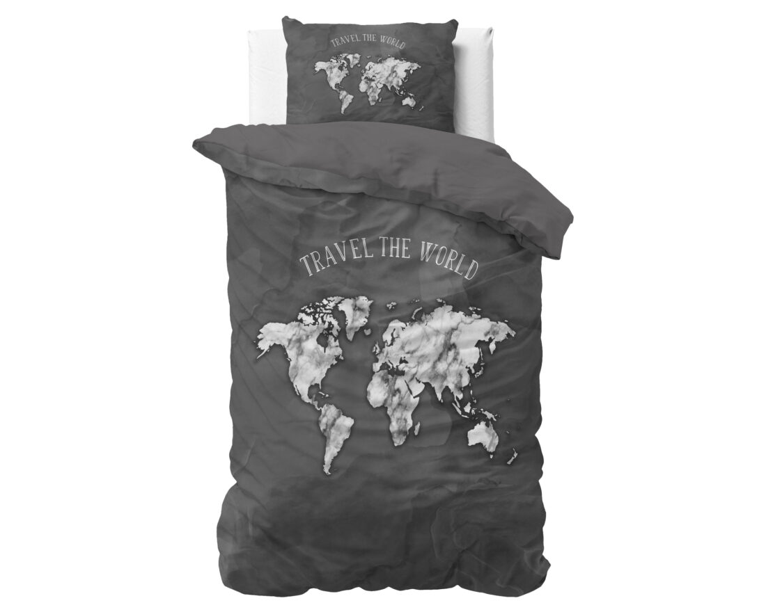 Marmeren Wereld Antraciet 140 X 200 220