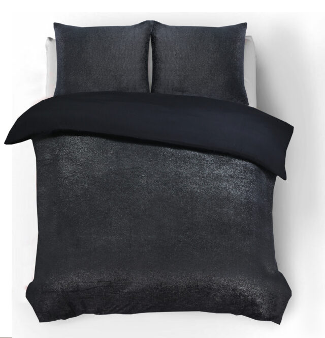 Glamour Flanel Deco Folie Zwart 200 X 200 220