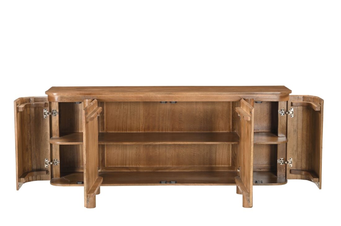 Dressoir Salano 8211 Naturel Hardhout 8211 170 Cm