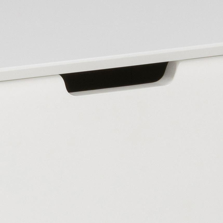 Nachtkastje Mitra 8211 Wit Mdf 8211 Eiken
