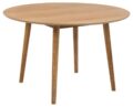 Eetkamertafel Nagano - Geolied eiken fineer - Ø120 cm