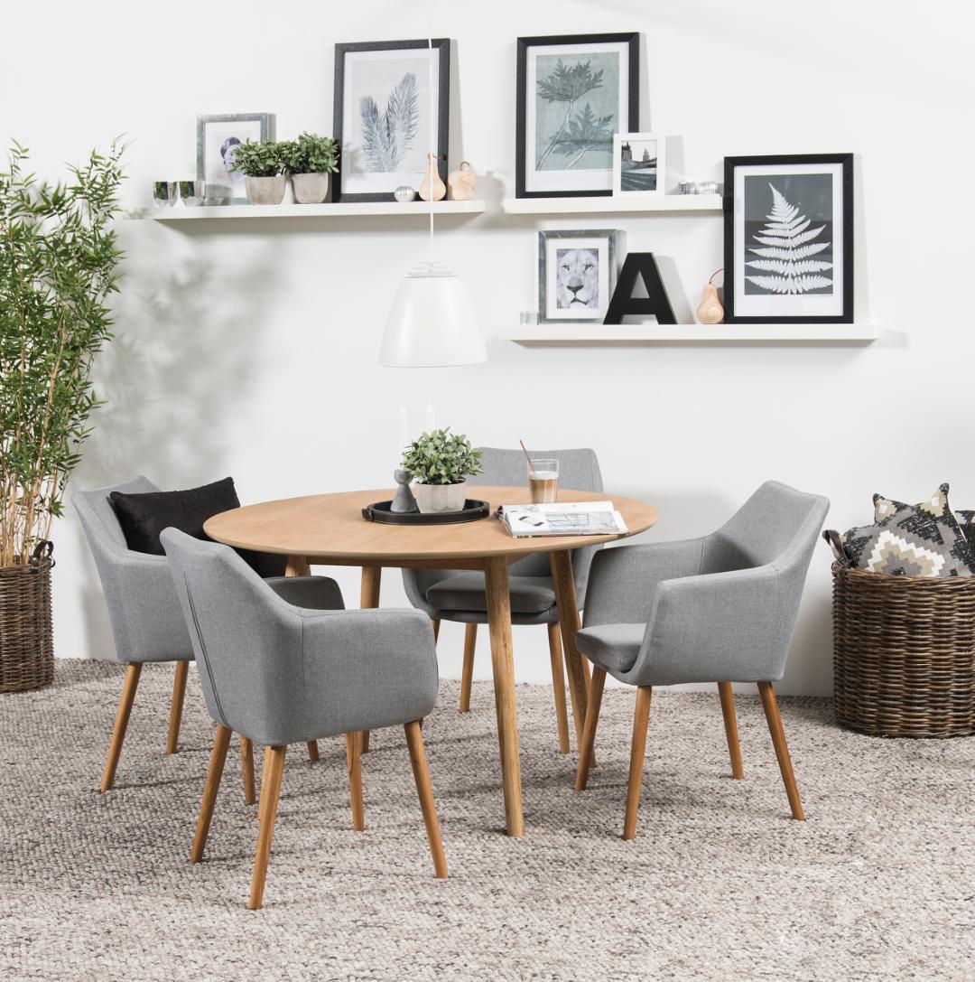 Eetkamertafel Nagano 8211 Geolied Eiken Fineer 8211 120 Cm Eetkamertafel Nagano 8211 Geolied Eiken Fineer 8211 120 Cm