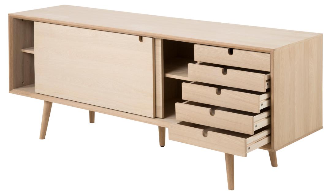 Dressoir Eeuw 8211 Wit Geolied Eikenfineer