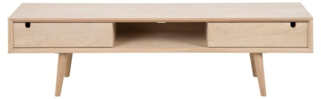 Tv Dressoir Eeuw 8211 Wit Geolied Eiken Fineer