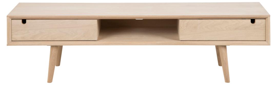 Tv Dressoir Eeuw 8211 Wit Geolied Eiken Fineer