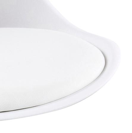 Dima Barkruk 8211 Wit Polypropyleen 8211 Rubberhout Minimale Bestelling 2 Stuks