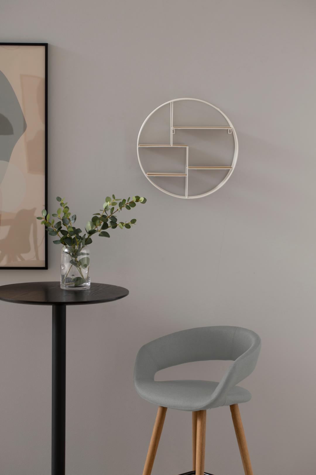 Barkruk Grace 8211 Stof Corsica Lichtgrijs 8211 Eiken Minimale Bestelling 2 Stuks