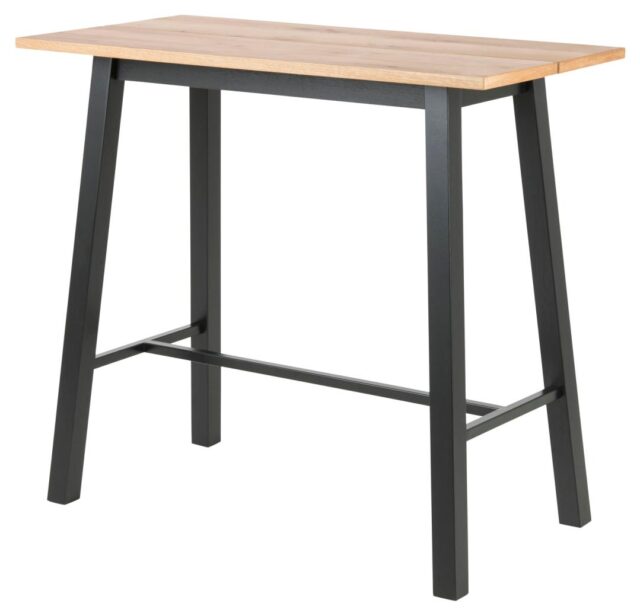 Bartafel Chara 8211 Wild Eikenhout 8211 Matzwarte Basis