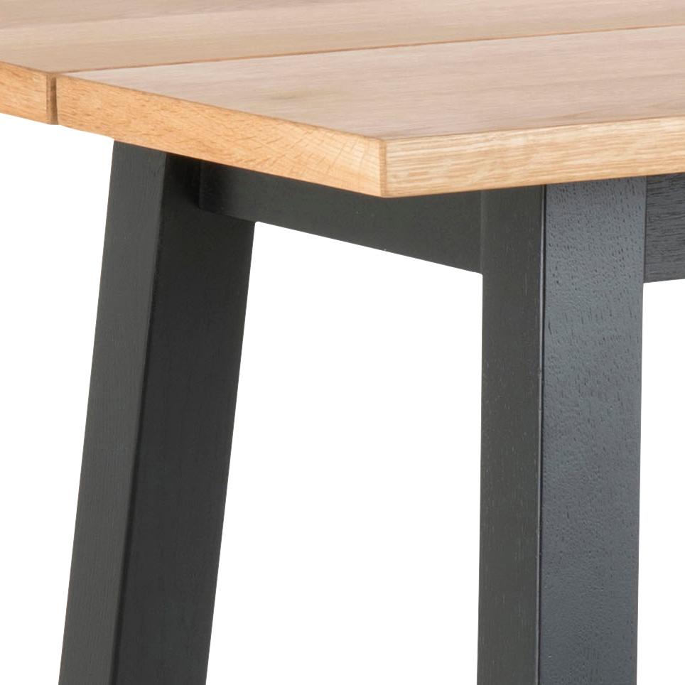 Bartafel Chara 8211 Wild Eikenhout 8211 Matzwarte Basis