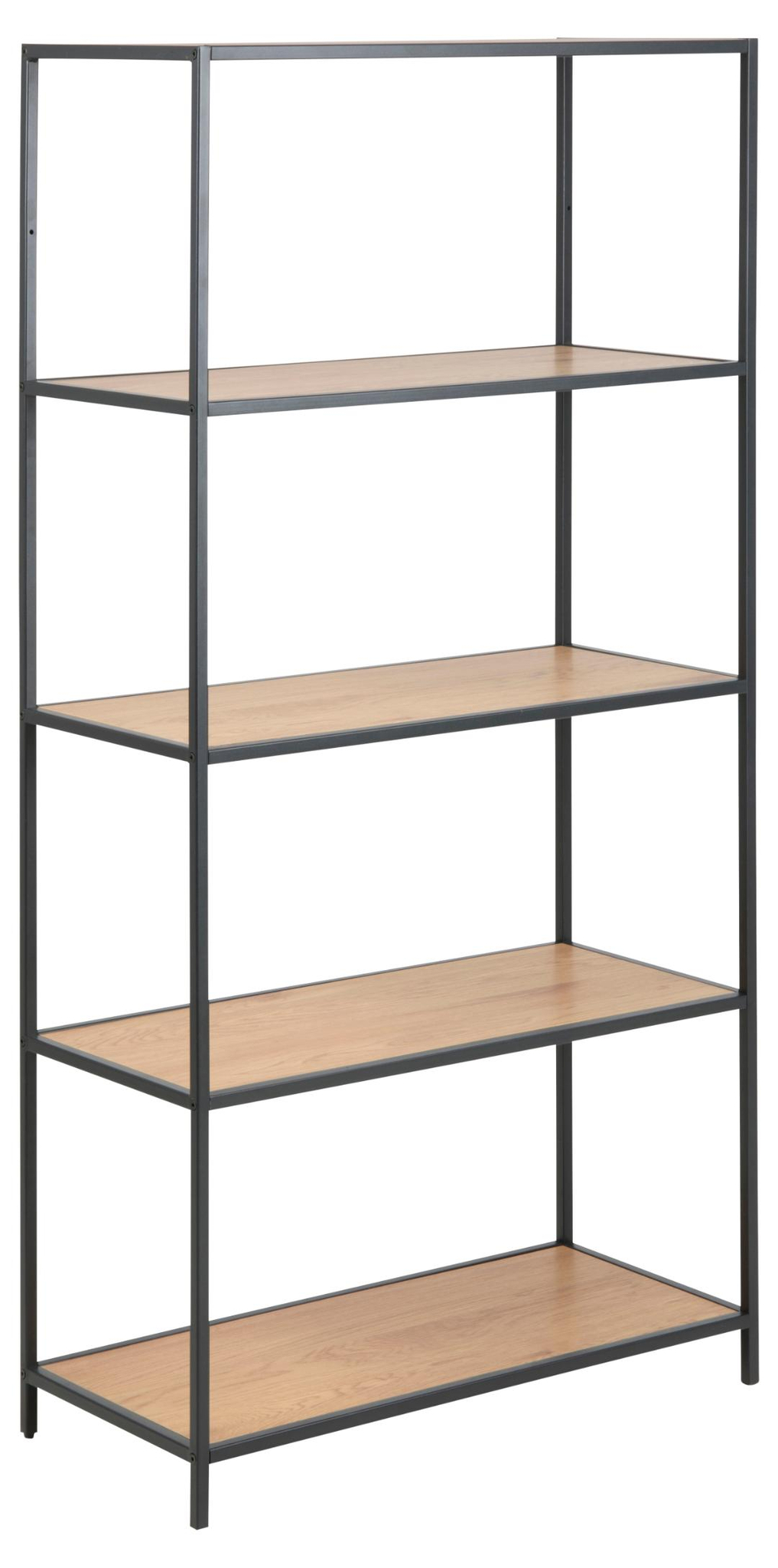 Boekenkast Seaford 8211 Wild Eiken Melamine 8211 Metaal