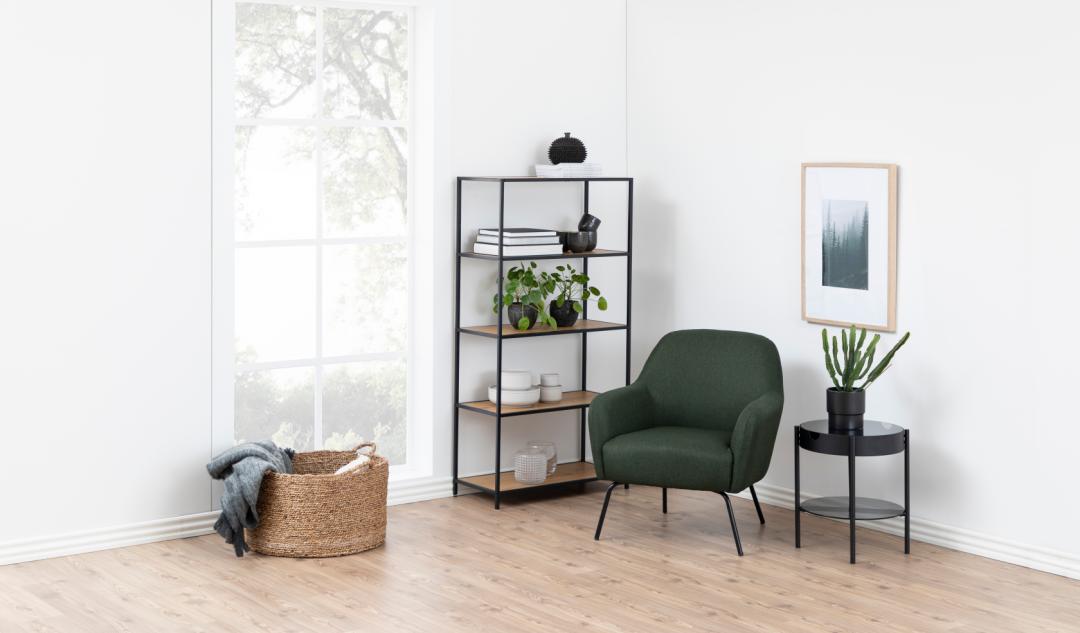 Boekenkast Seaford 8211 Wild Eiken Melamine 8211 Metaal