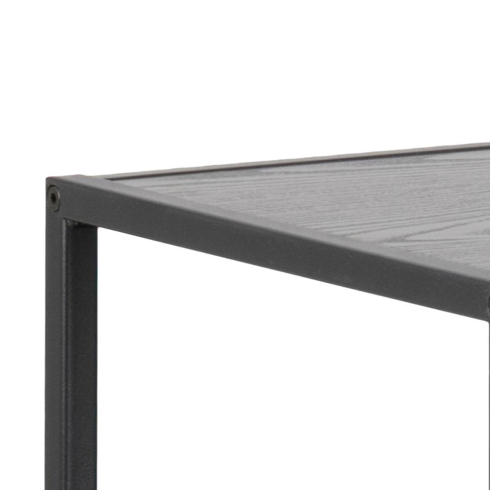 Boekenkast Seaford 8211 Zwart Essen Melamine 8211 Metaal