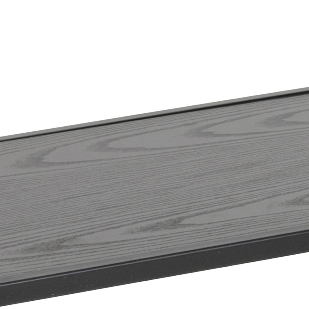 Boekenkast Seaford 8211 Zwart Essen Melamine 8211 Metaal