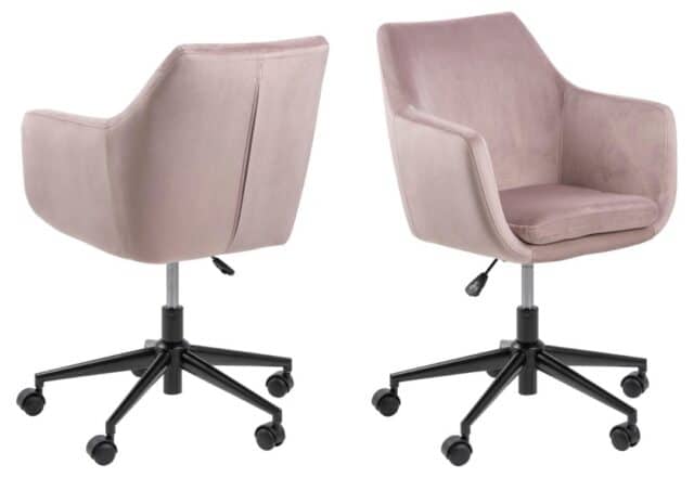 Bureaustoel Nora 8211 Stof Vic Oud Roze 8211 Verstelbaar