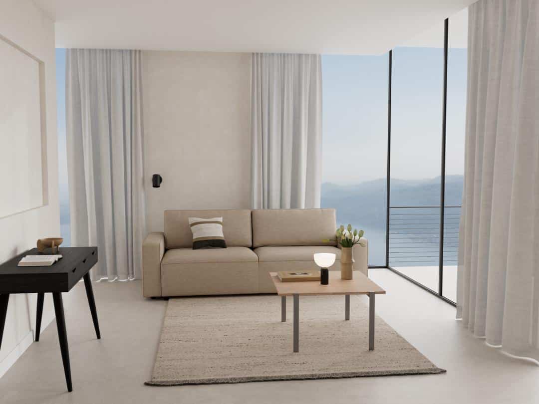 Bureau Neptun 8211 Zwart Melamine Alu Bureau Neptun 8211 Zwart Melamine Alu